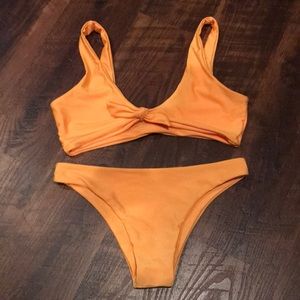 Orange bikini